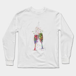 Glass of champagne, Long Sleeve T-Shirt